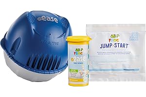 FROG @Ease Floating System for Hot Tubs - Quick & Easy Self-Regulating Hot Tub Sanitizer - Hot Tub Maintenance System with Sanitizing Minerals & SmartChlor Technology