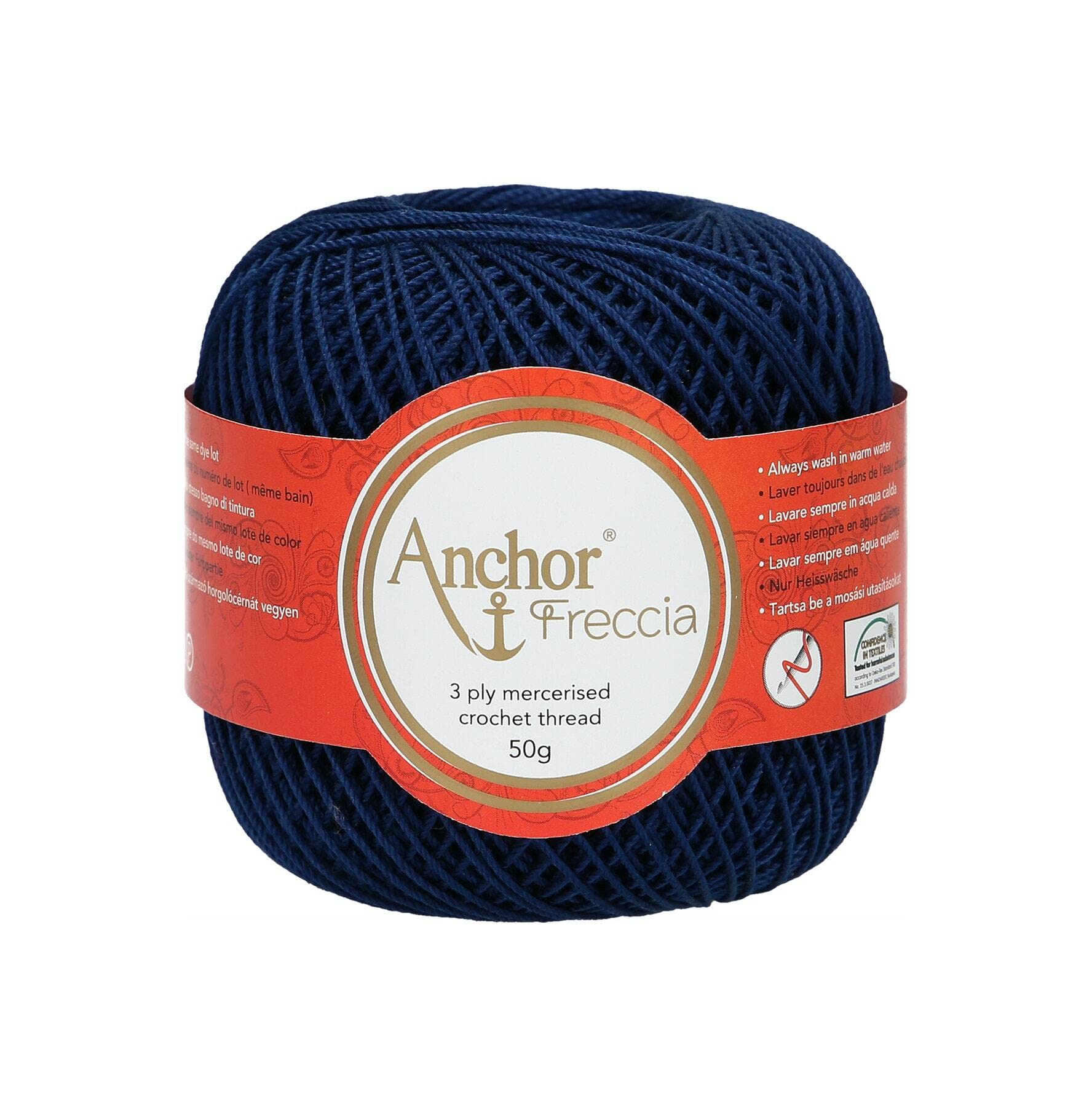 Anchor 4771006-00150 Crochet Yarn, 100% Cotton, 150, Thickness 6, 88 g — image 1