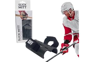 NAVILLUS BRANDS Slick Mitt™ - Top Hand Hockey Training for Smoother Stickhandling, Top Hand Strength and Harder Shots