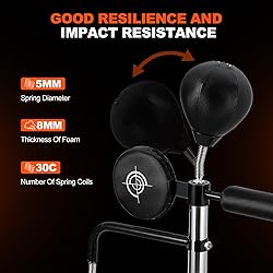 Punching Bag with Stand 5 in 1 Adjustable Height