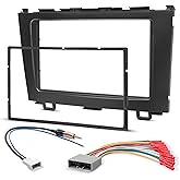 NuIth Double DIN Radio Dash Kit W/Radio Wire Harness for Honda CRV 2007-2011, Stereo Installation Kit for CRV, Double DIN Radio Install Kit for CRV