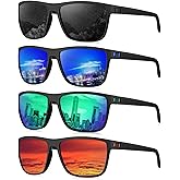 KALIYADI Mens Sun-Glasses Polarized Sunglasses-Men: Classic Sunglasses with Ultraviolet Protection for Driving Fishing Golf