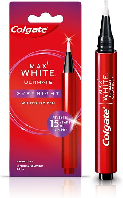 Colgate Max White Ultimate Overnight Teeth Whitening Pen 2.5ml 35 Treatments