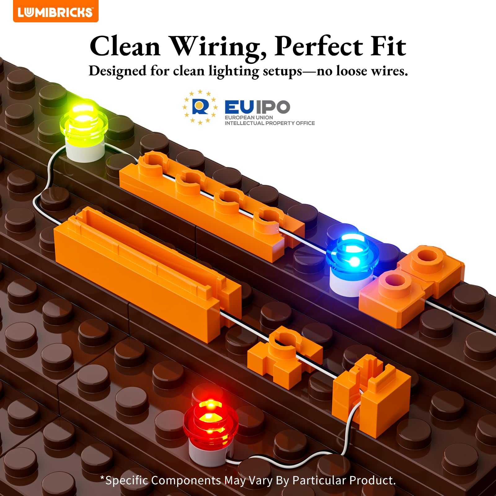 Lumibricks Traveling Circus Bauset mit Licht – 1962 Teile Zirkuszelt mit LED & Minifiguren – Modularer Jahrmarkt für Erwachsene, Westernfans & Freizeitpark-Sammler 9