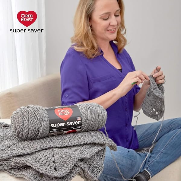 RED HEART SUPER SAVER JUMBO YARN, MIRAGE