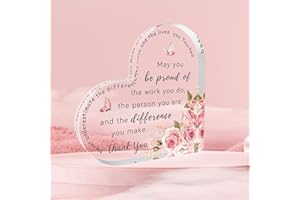 Valentines Day Gifts for Him Thank You for Her Him Heart Plaques Farewell GiftsFor Coworkers Gifts for Women Teacher Women Ap