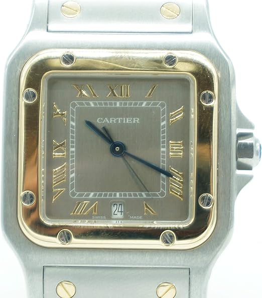 Cartier Santos Galbee 1566 Montre Automatique Pour Homme Certifiee D Occasion Cartier Amazon Fr Montres