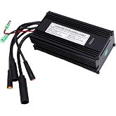 Keenso 36V 48V 52V Motor Controller, Sine Wave Controller with Waterproofing Connector for Electrical Bike