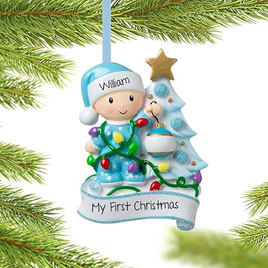 my first christmas ornament personalized