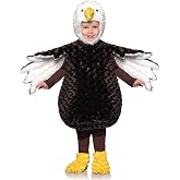 UNDERWRAPS Cute Bald Eagle Three Piece Toddler Costume - Bald Eagle Costume for Kids