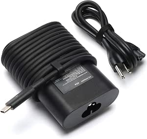 45W USB-C Charger For Dell XPS 13 & More - 15V/3A 20V/2.25A Output, 5-Year Warranty, Compatible With Laptops & Tablets