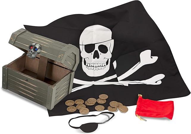 Melissa \u0026 Doug Wooden Pirate Chest 