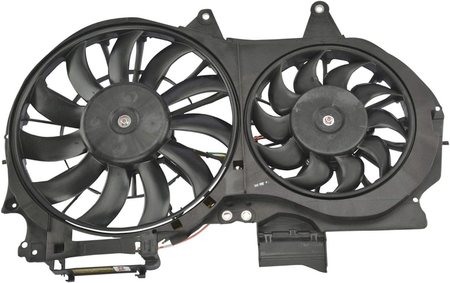Dual Radiator Cooling Fan Assembly for 0203 Audi A4 L4