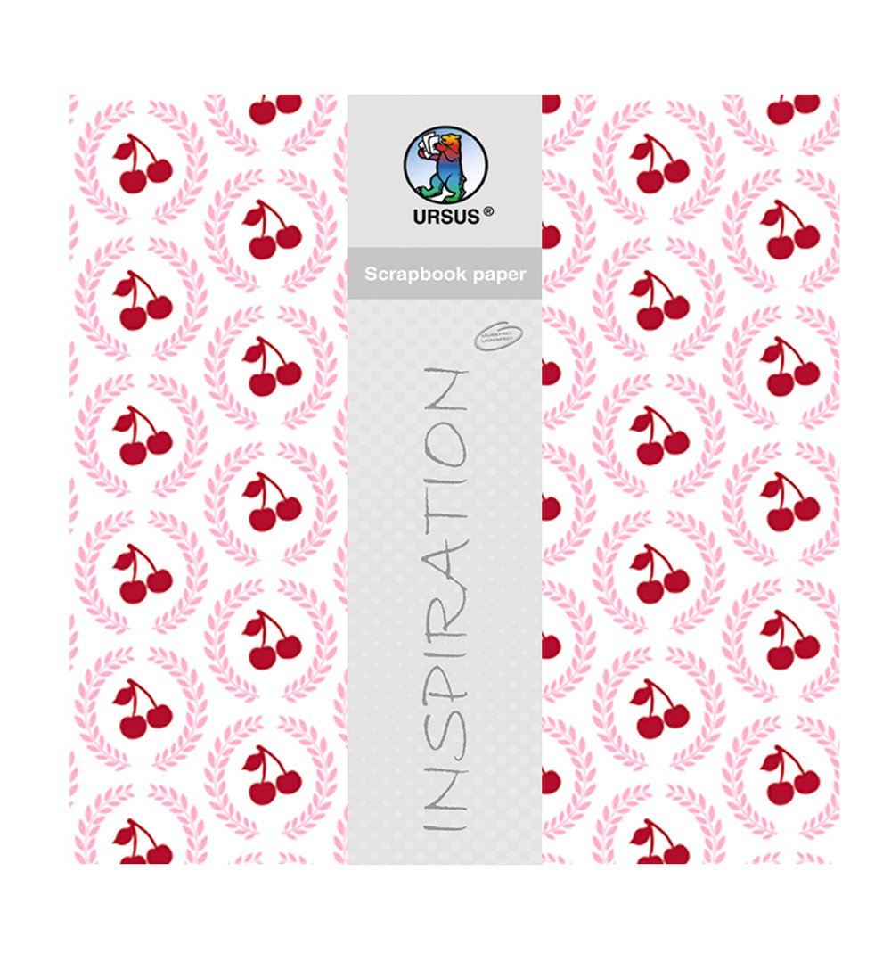 Ursus Lotta 1, 12 "x12 Scrapbook Paper 5 Sheets