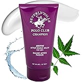 Beverly Hills Polo Club BHPC Champion After Shave Balm for Men | 5oz Soothing, Hydrating & Revitalizing Post-Shave Skincare for Razor Burn Relief