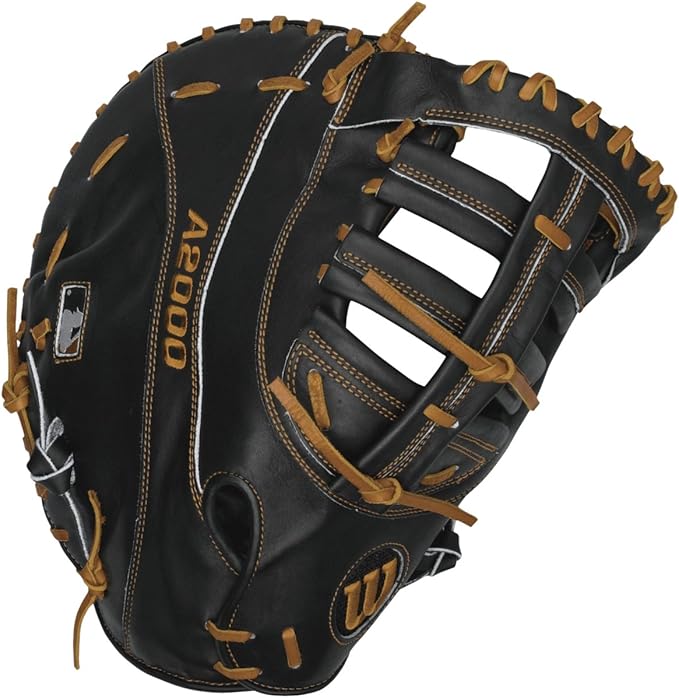 Wilson 12.5? 1883 A2000 Series First Base Mitt, Left Hand Throw (Brown), First Baseman's Mitts