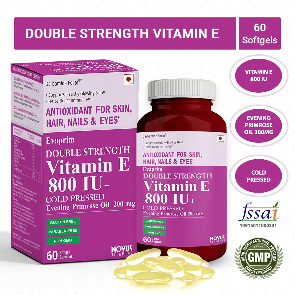 Buy Carbamide Forte Vitamin E 800 IU (Double Strength) & Evening