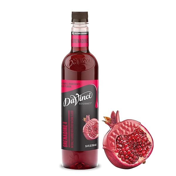 DAVINCI GOURMET GRENADINE SYRUP, 25.4 FLUID OUNCES (PACK OF 1)