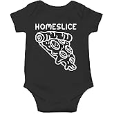 AW Fashions Homeslice Baby Bodysuit Funny Newborn Boy Outfits Cute Comfy Adorable Girl Romper Clothes