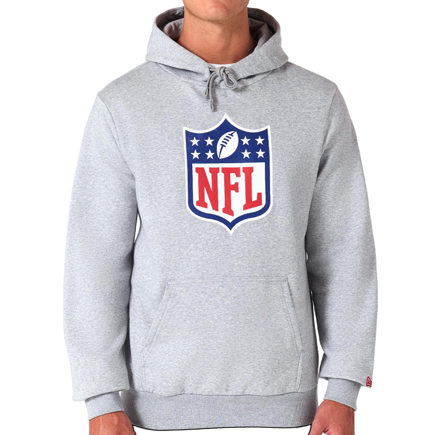 New Era NFL Shield NFL Team Logo Hoody Grey Hooded Jumper