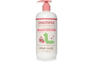 Little Twig Shampoo, Natural Plant Derived Formula, Berry Pomegranate, 17 fl oz.