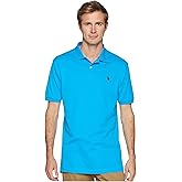 U.S. Polo Assn. Men's Solid Short Sleeve Interlock Polo Shirt, Golf Shirts for Men, Business Casual Polos