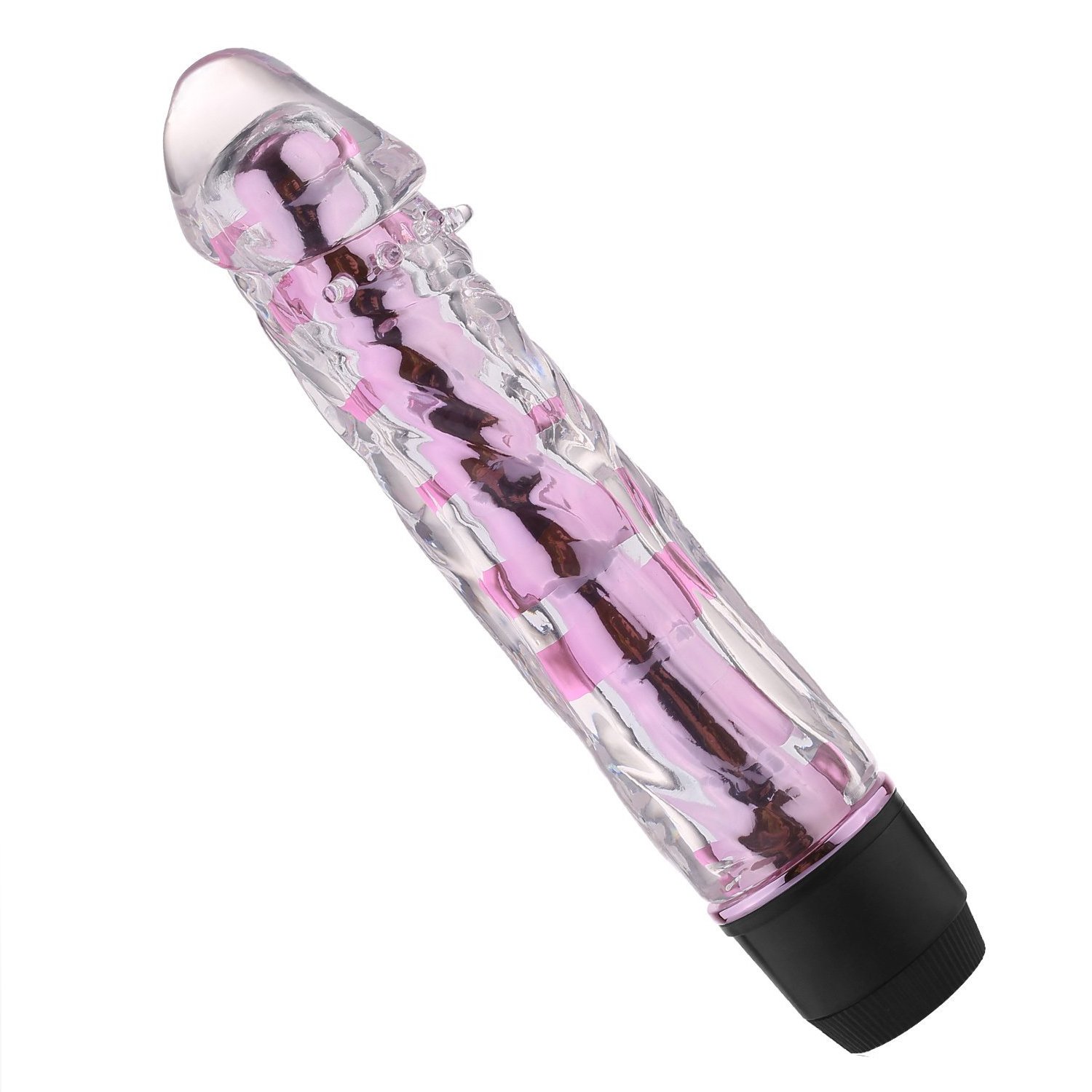 CRDC Life Waterproof Vibrator Jelly AV Stick Electric Dildo G-Spot Stimulate Masturbation Sex Toy for Women