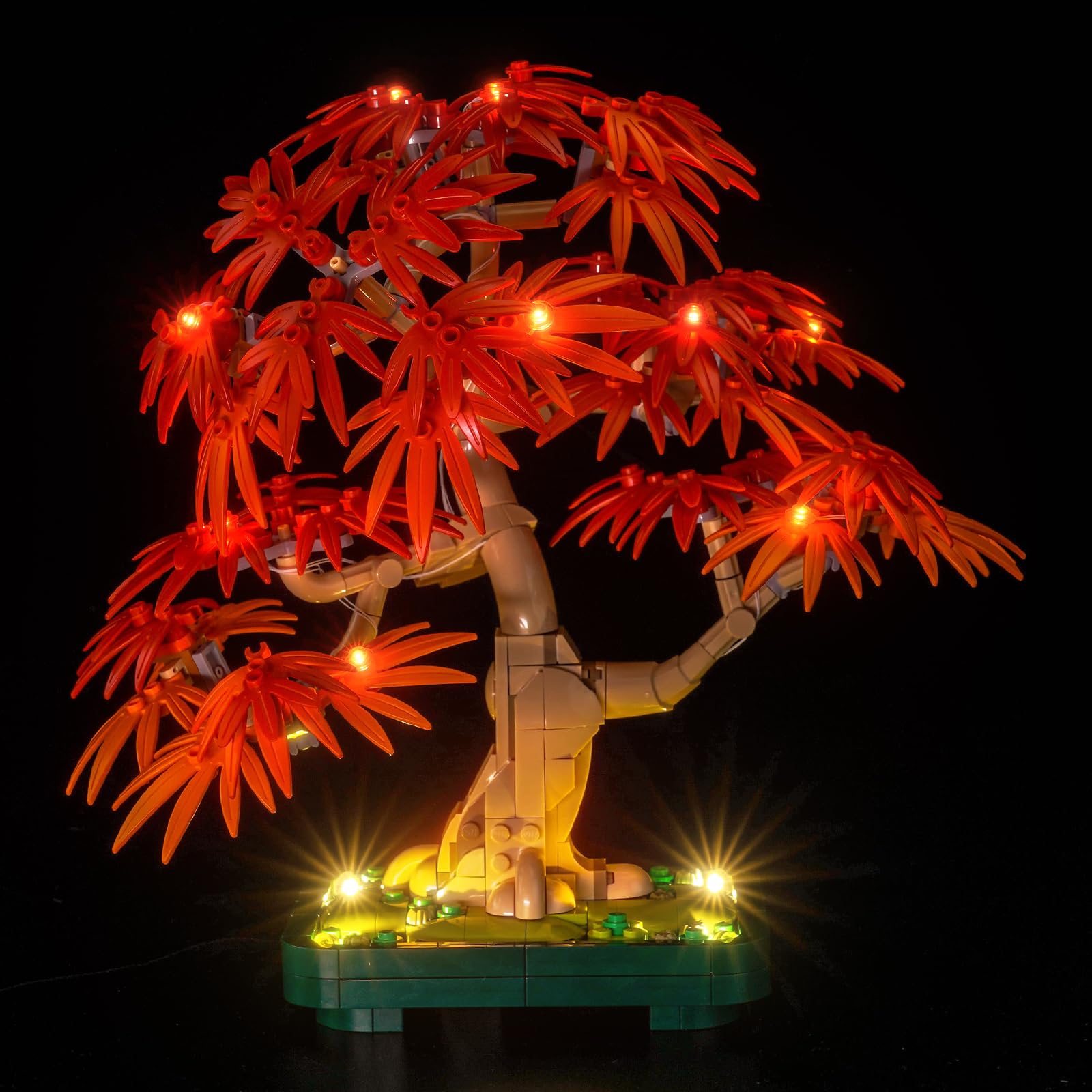 Light Kit Compatible with Lego 10348 Japanese Red Maple Bonsai Tree (No Model), Decoration Lighting Set Compatible with Lego Japanese Red Maple Bonsai Tree