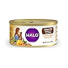 Halo Grain Free Natural Wet Cat Food, Indoor Turkey & Duck Recipe Pate, 5.5-Ounce Can (Pack of 12)