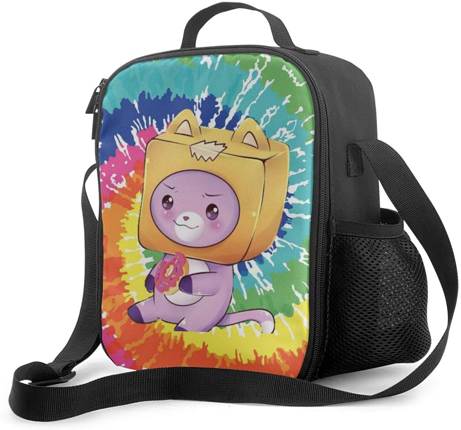 Yuantaicuifeng Unisex Lunch Bag Cute_Lankybox Handbag Snack Dinner Tote Lunch Boxes Bags for