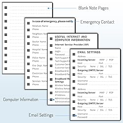 Forvencer Password Book with Individual