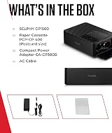 Canon SELPHY CP1500 Compact Photo Printer Wireless USB-C SD Black GB view 9