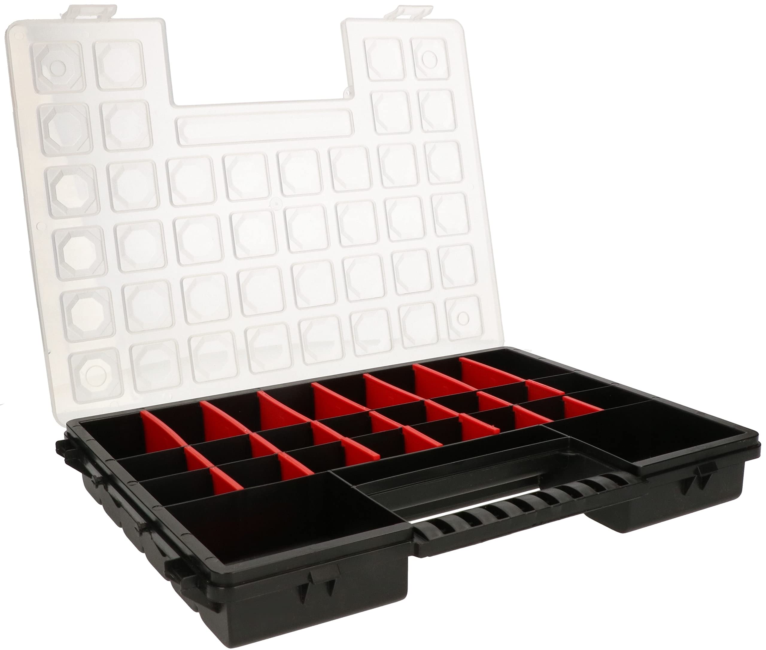 Kotarbau® Sorting Box 38 cm, 27 Chambers, Small Parts Magazine, Adjustable Dividers