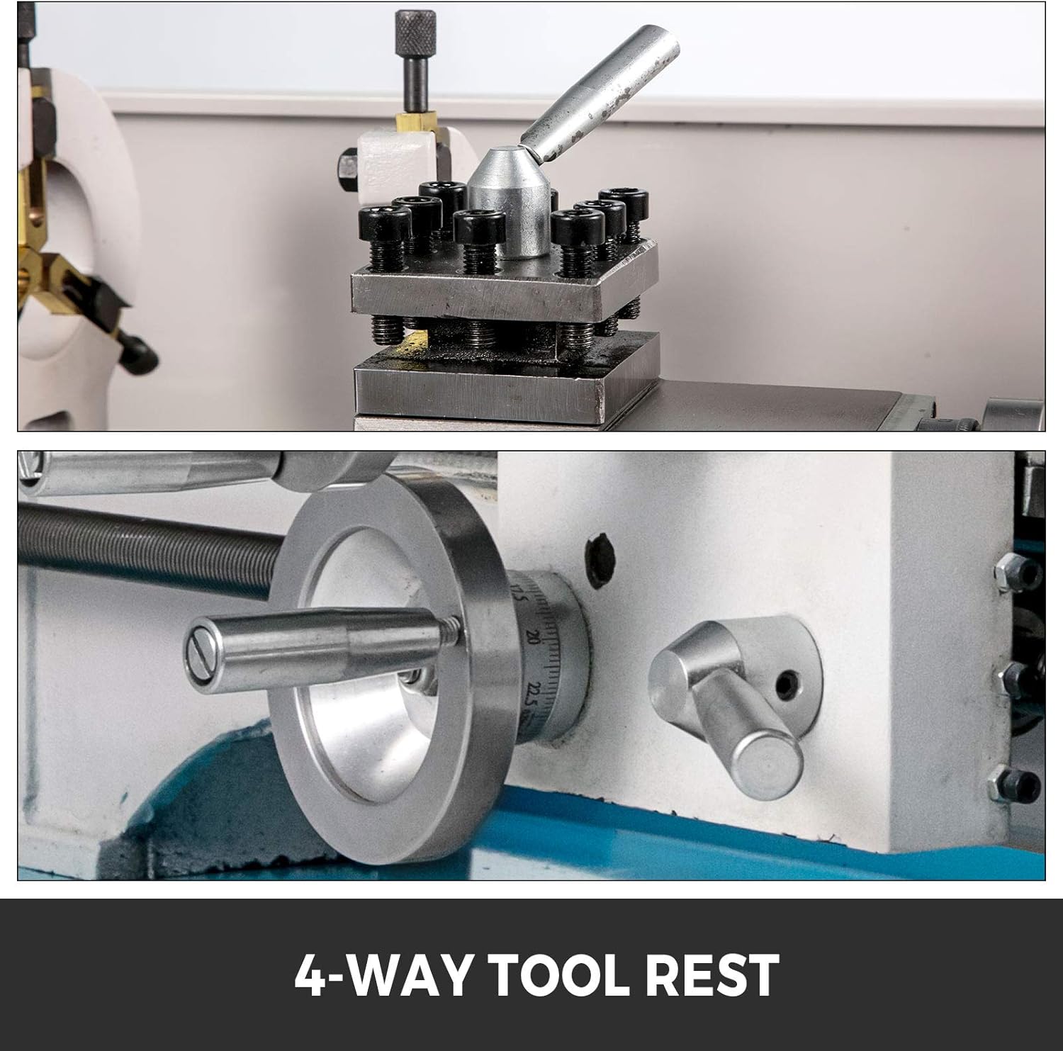 VEVOR Metal Lathe 8.7 x 29.5 Inch/220 x 750MM Mini Metal Lathe 1.1KW