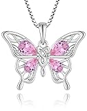 Vemhel Butterfly Necklace 925 Sterling Silver