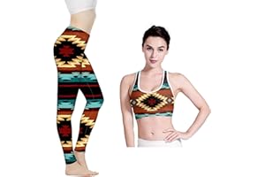 FKELYI Women's Full Length Yoga Pants Legging High Waist Work Out Leggings Tummy Control Capris