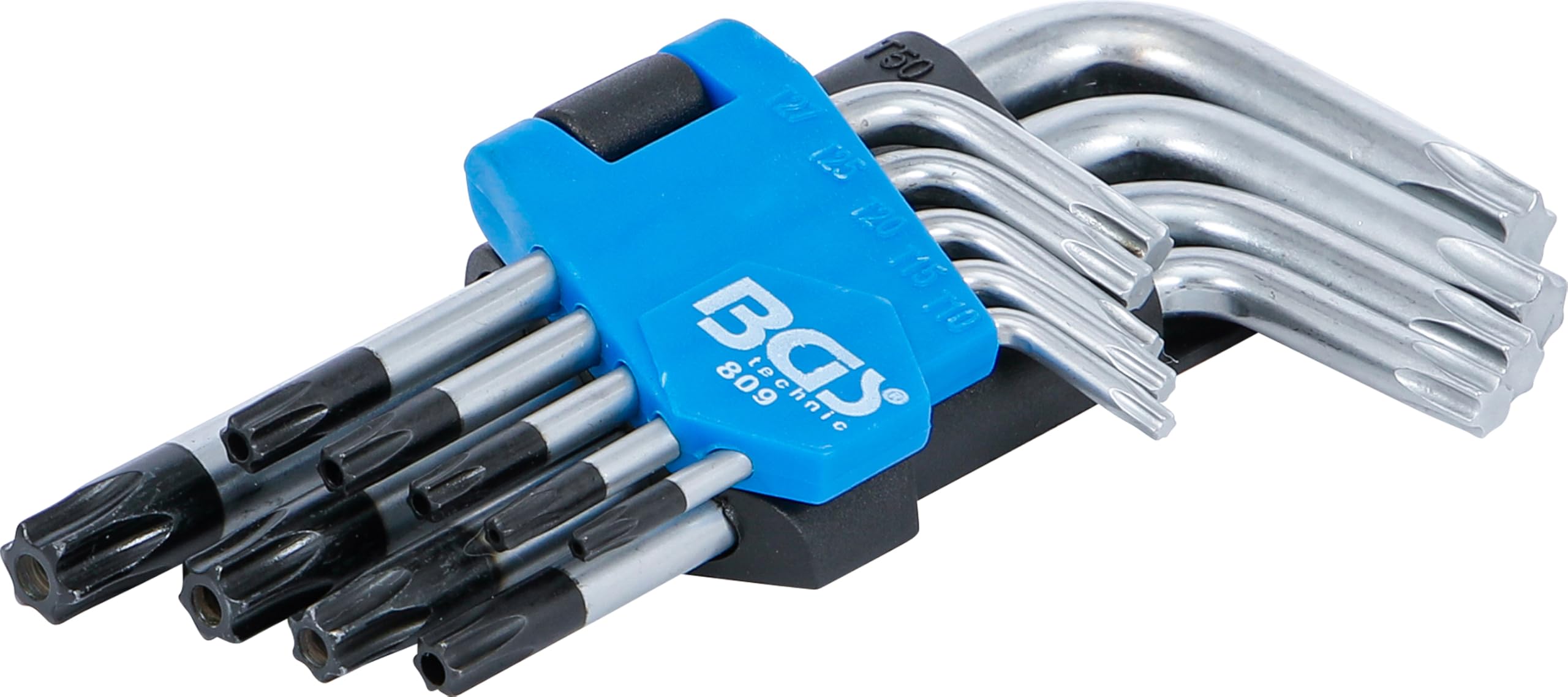 BGS 809 | L-Type Wrench Set | short | T-Star tamperproof (for Torx) T10 - T50 | 9 pcs.