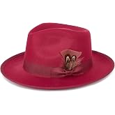 FADACHY Fedora Hats for Men &amp; Women Wide Brim Felt Hat Dress Panama Trilby Hats