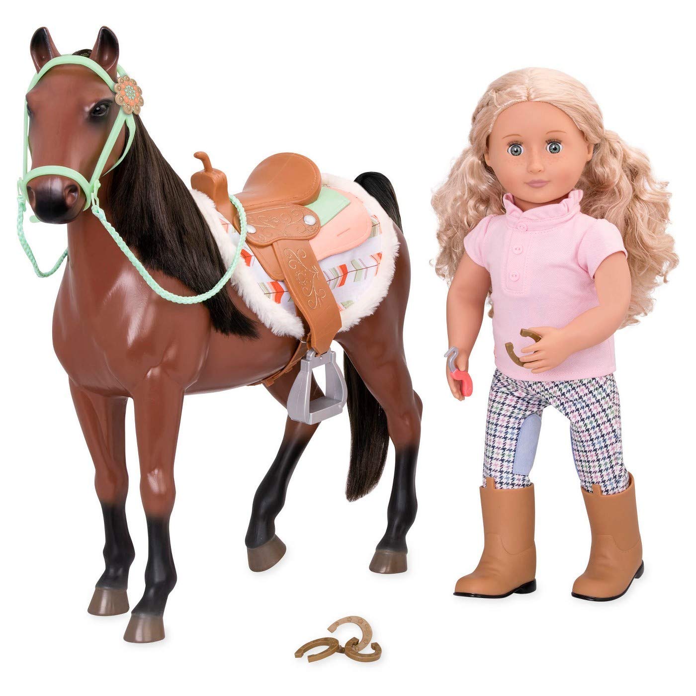 BD38031Z Our Generation Cheval 51 cmBuckskin Poupées, poupons et