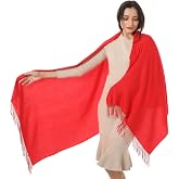 TwoYek Women's Winter Scarf Large Pashmina Shawls and Wraps | Formal Warm Soft Shawl Wrap for Evening Dress Wedding Bridal Bridesmaid Travel Birthday Christmas Mothers Day Gifts