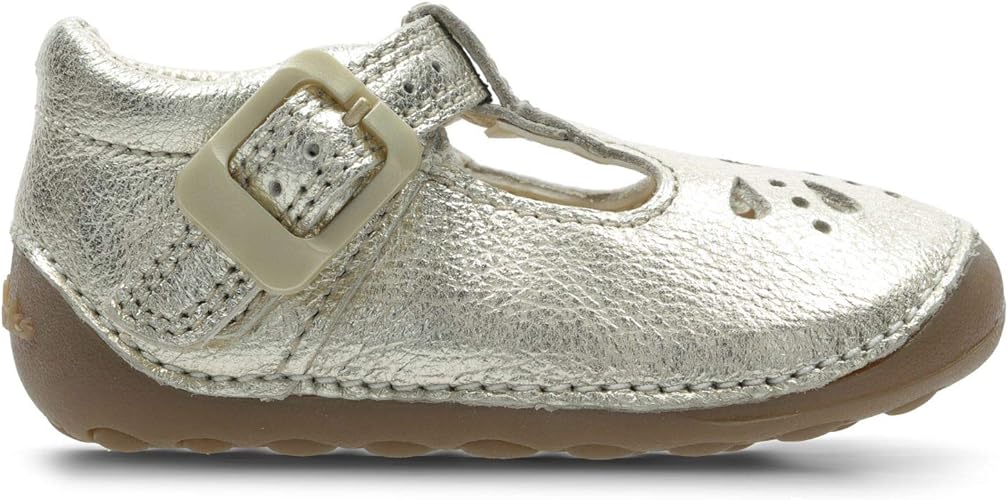 clarks sandals kids gold