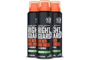 Right Guard Xtreme Defense Antiperspirant & Deodorant Spray | 5-in-1 Protection Dry Spray Deodorant For Men | Blocks Sweat 2X Longer | 72-Hour Odor Control | Fresh Blast Scent, 3.8 oz. (3 count)