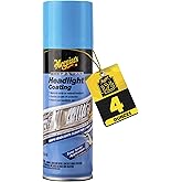 Meguiar's Keep Clear Headlight Coating, 4 Oz | Maintain Like-New Clarity of Headlights , Easy-to-Use Formula &amp; UV Protection that Lasts All Year Long, 4 Ounce Aerosol