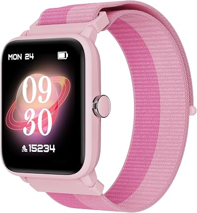 Kids Smart Watch 1.5" HD Touch Pedometer Heart Rate 5ATM Waterproof