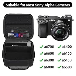 HESPLUS Hard Travel Carrying Case for Sony Alpha
