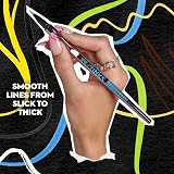 Urban Decay 24/7 Ink Eyeliner Pen Oil Slick Gunmetal 1g Vegan Brush Tip view 8