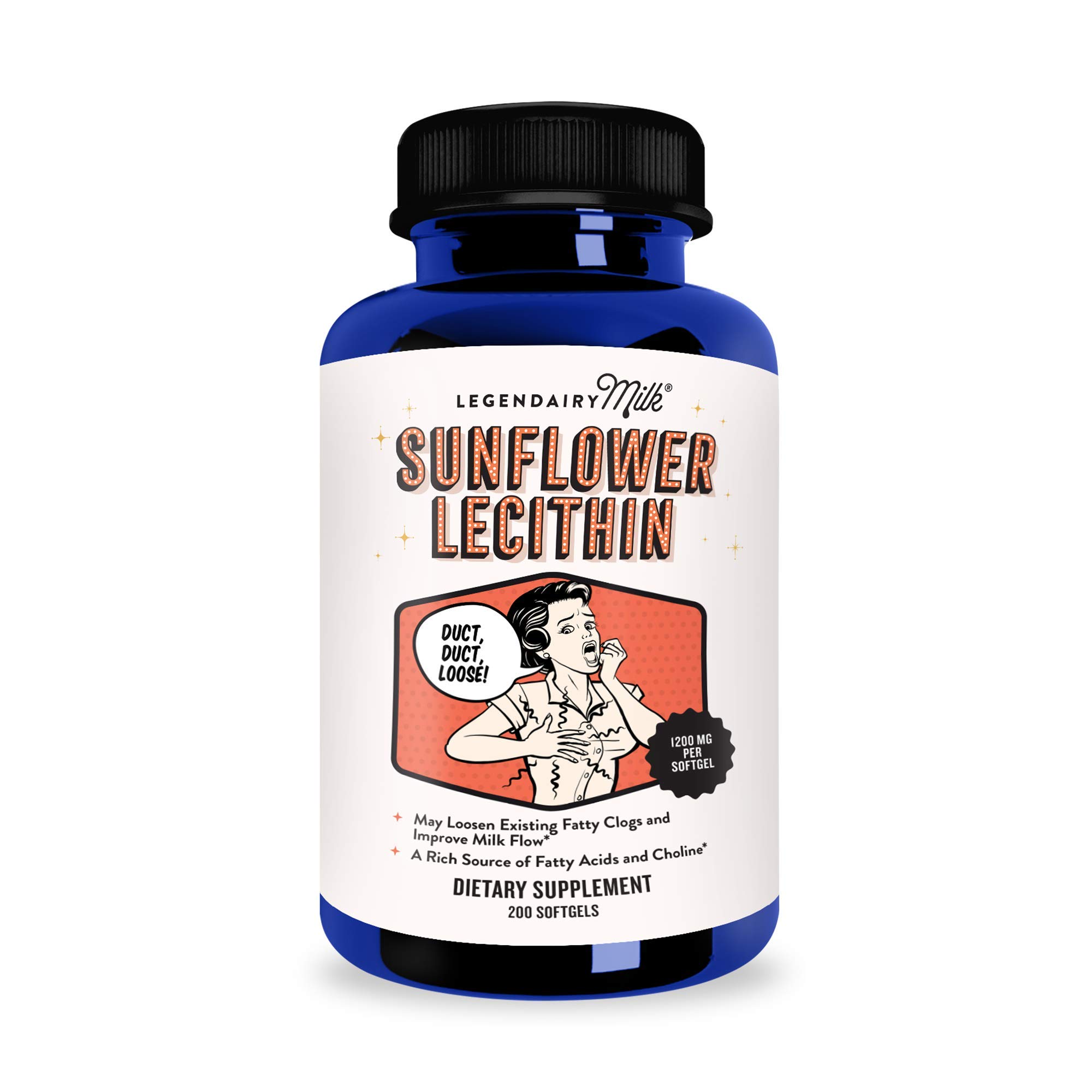 Legendairy Milk® Sunflower Lecithin, 1200mg of Organic Sunflower