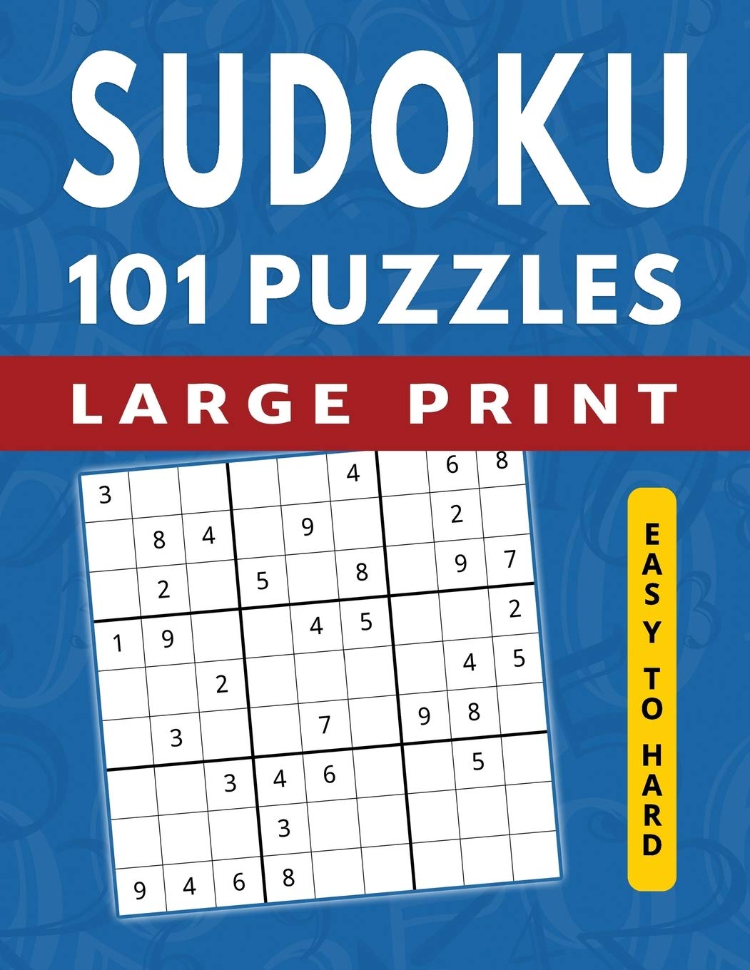 amazon com 101 sudoku puzzles easy to hard large print sudoku books for adults large print brain games 9798585511431 publishing bgh books