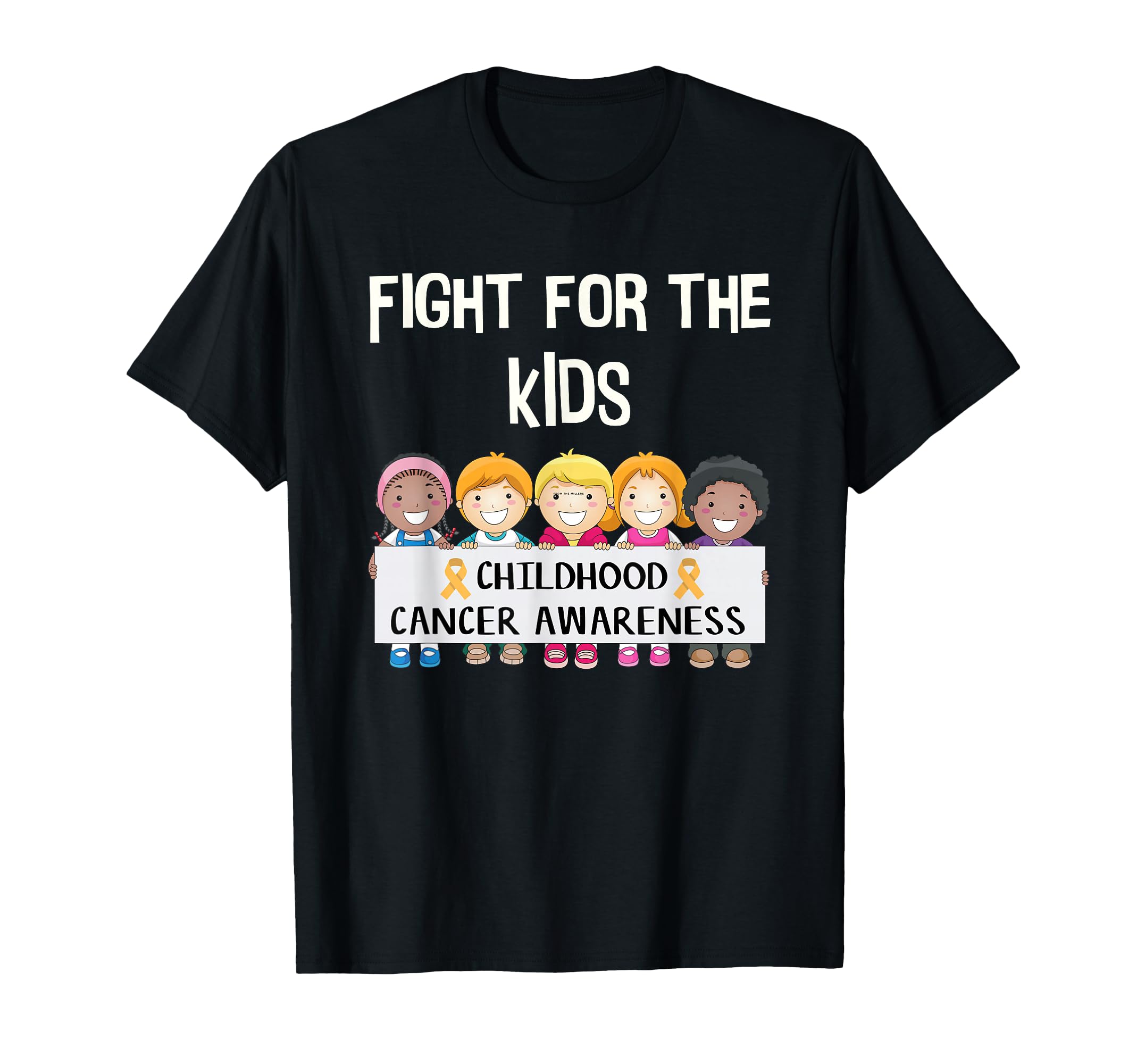 Childhood Cancer Awareness Adorable Fight for Kids Cancer Aw T-Shirt