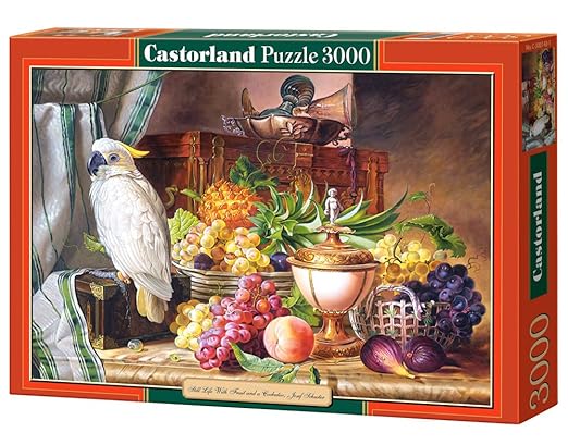 title=Castor 300143- Josef Schuster: Natura morta con frutta e cactua- Puzzle 3000